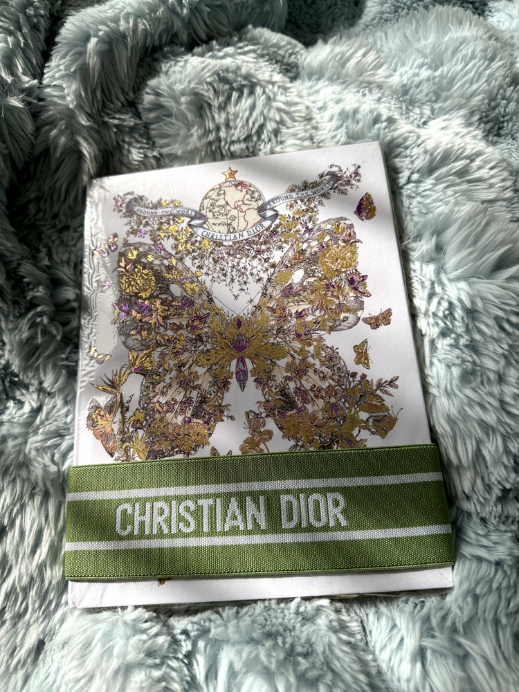 Dior Notebook Christmas Holidays 2023 Diary Planner Gold Plating
