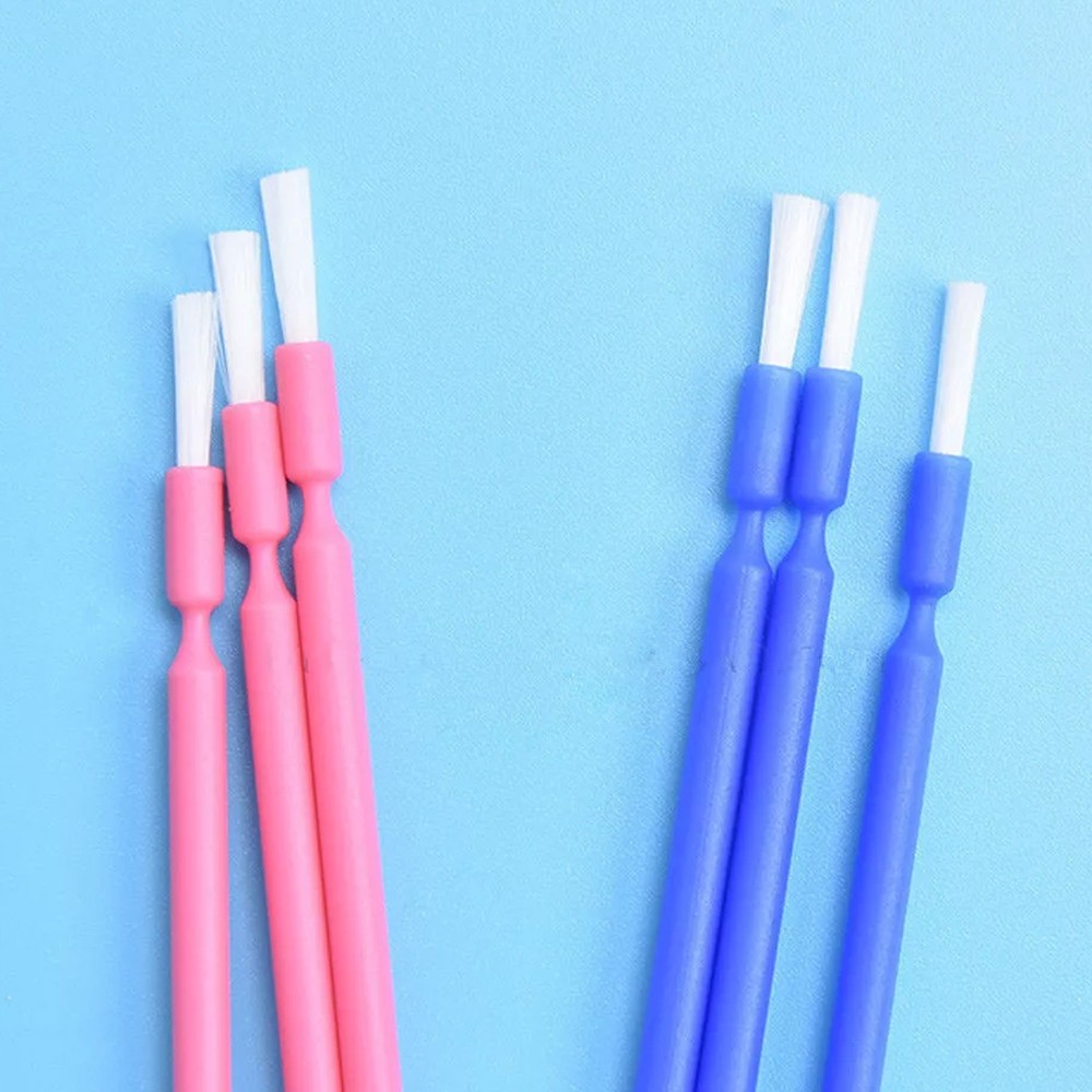 100 Pcs Dental Disposable Microbrush Applicator Micro Long Brush Gingival