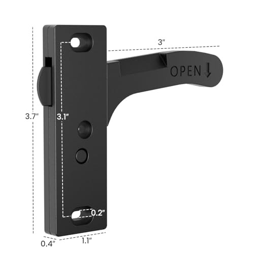 Aluminum RV Screen Door Latch Replacement Kit for Right Handle Replacement