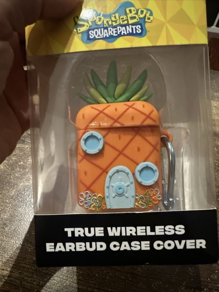 Square Sponge AirPod Protective Cover Case Pine Apple Bob