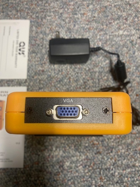 VGA Video Pattern Generator MODEL VPG-V with AC Adaptor, cables and manual