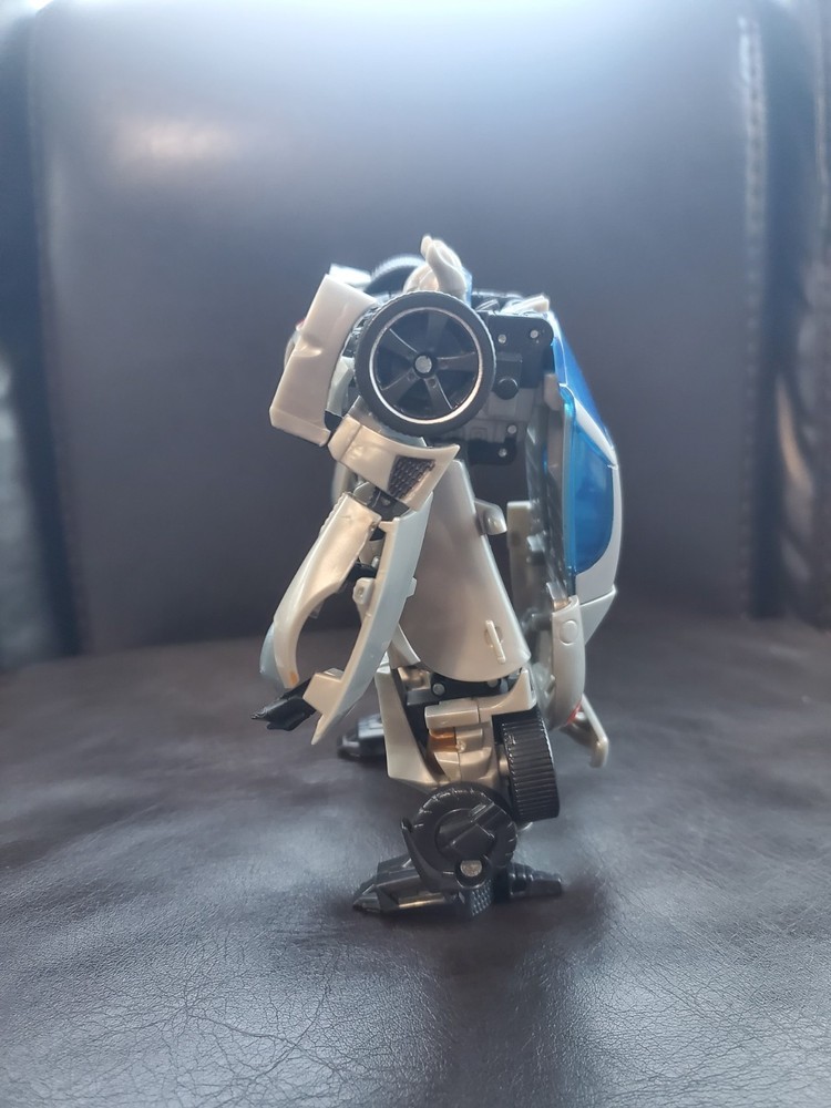 Transformers Robot Toy Silver Convertible Car Jazz