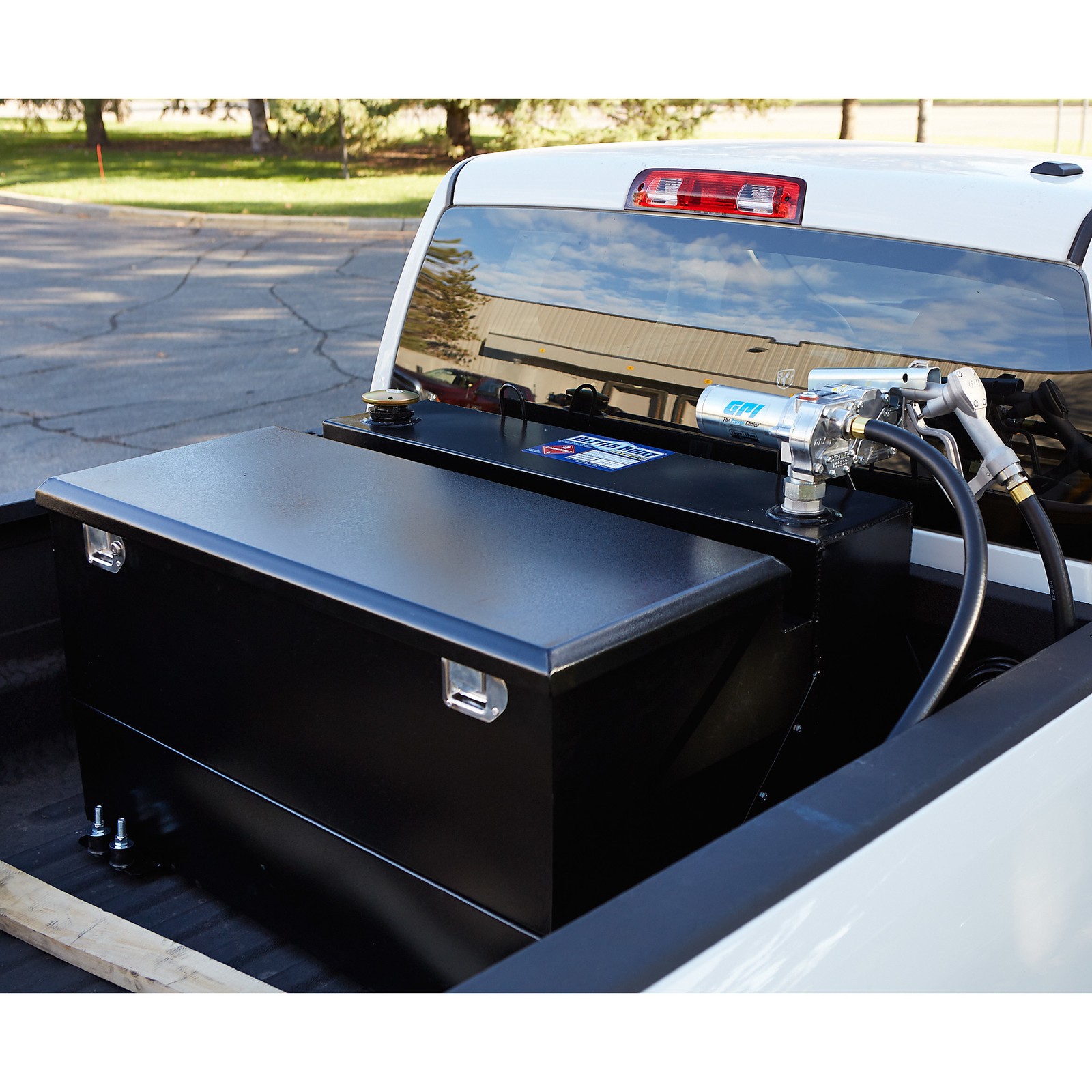 Better Built Steel Diesel Fuel Transfer Tank Toolbox Combo With GPI 12V Fuel