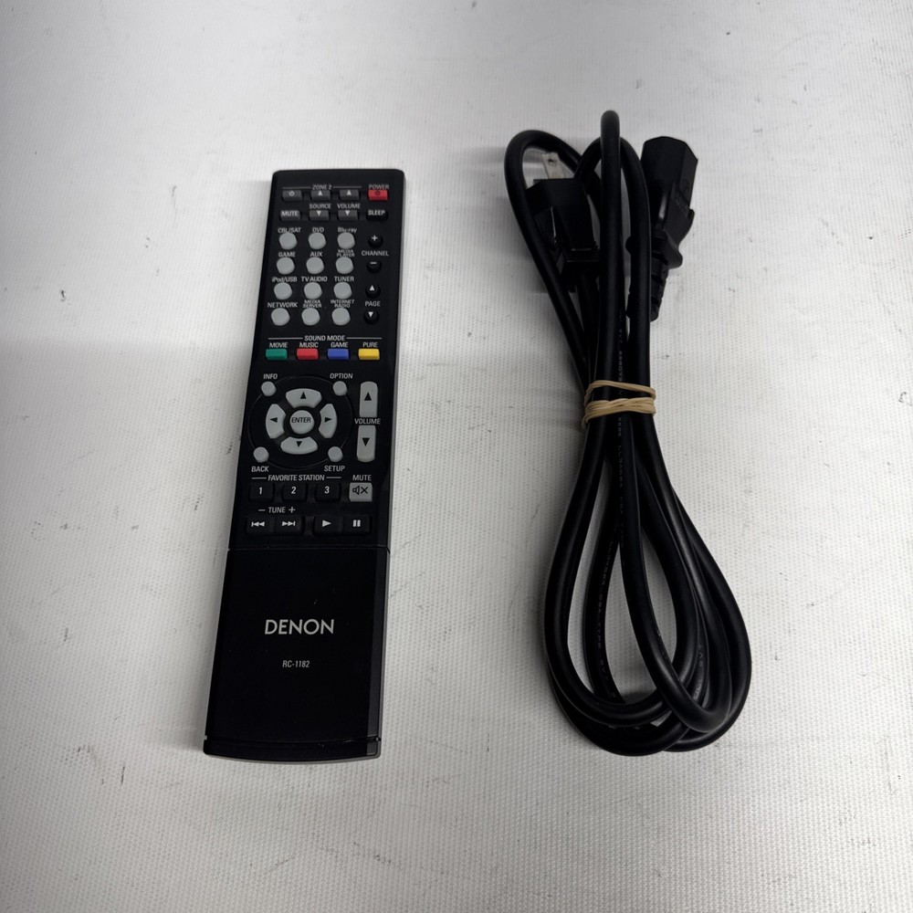 Denon AVR-X3000 7.1 CH 4K UHD Integrated Network A/V Receiver +Remote *BUNDLE!