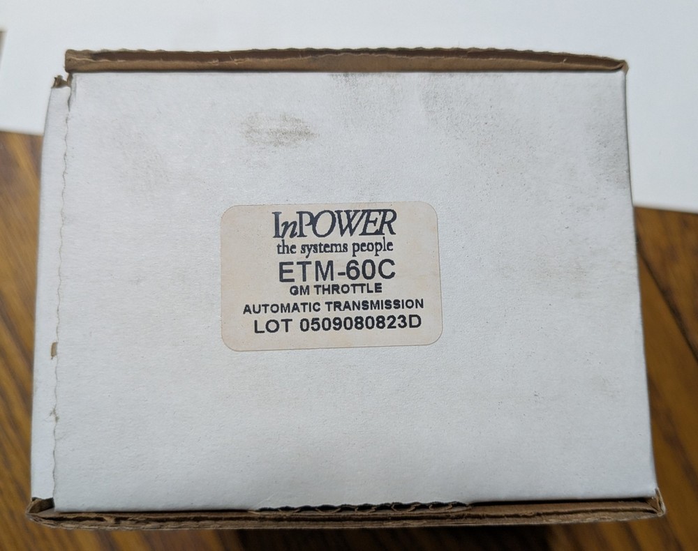 InPOWER ETM60C Electronic Throttle Module Chevy/GM Auto Trans