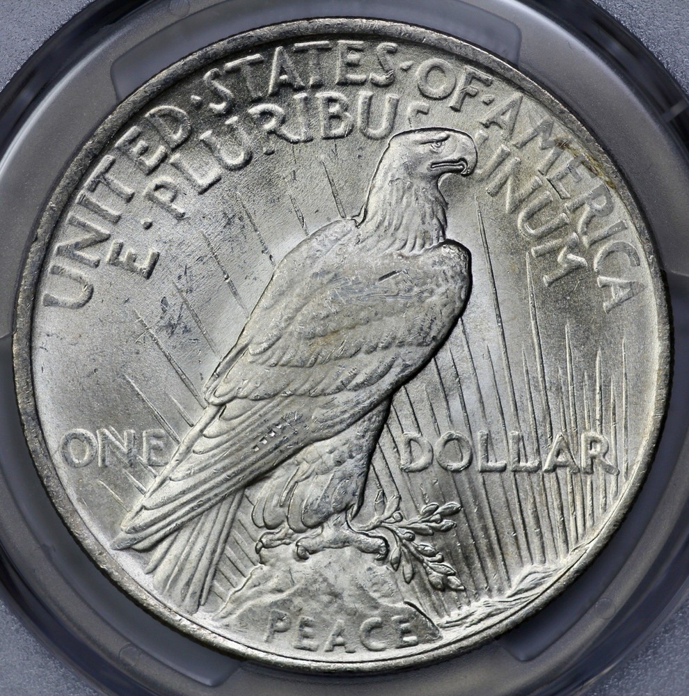 1923 Peace Silver $1 Dollar PCGS MS 62