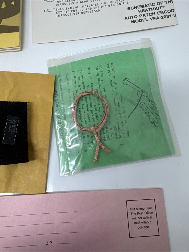 Heathkit Model VFA-2031-3 Auto Patch Encoder Set Unassembled Radio Vintage Ham