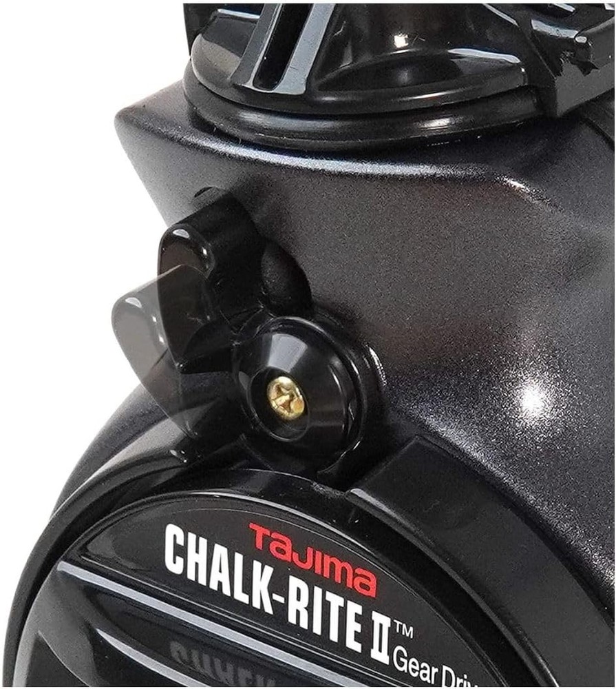 Durable Aluminum Chalk Line with Refillable Micro Chalk and Snap Closure