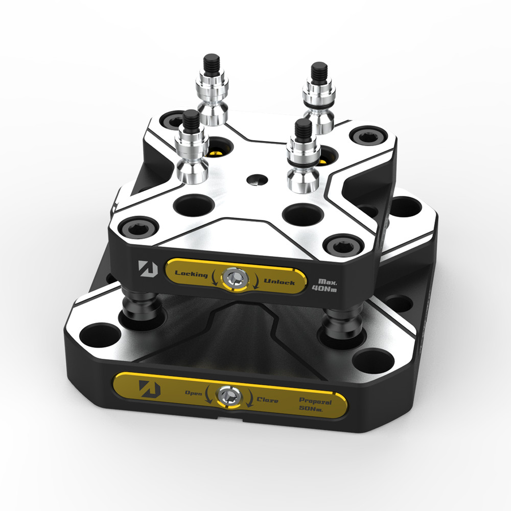 self-centered concentric vise Zero-point quick-change fixture 4 / 5 Axis