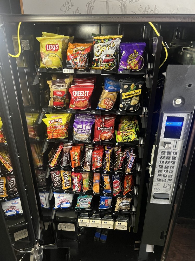 used snack vending machine