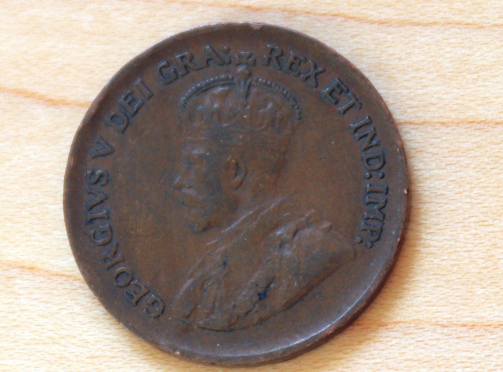 1934 Canada 1 Cent George V