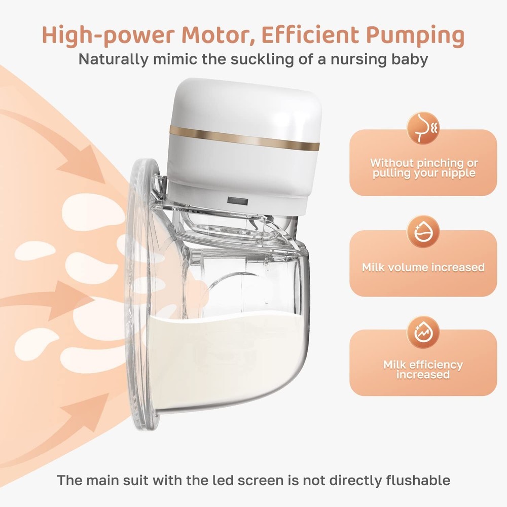 2 WEARABLE BATTERY POWERED BREAST PUMPS - HANDS FREE