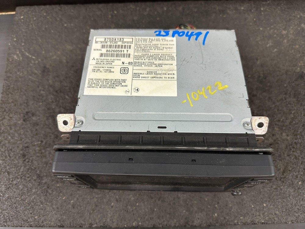 09-10 LANCER DISPLAY AUDIO NAVIGATION MULTI COMMUNICATION SCREEN 8750A183