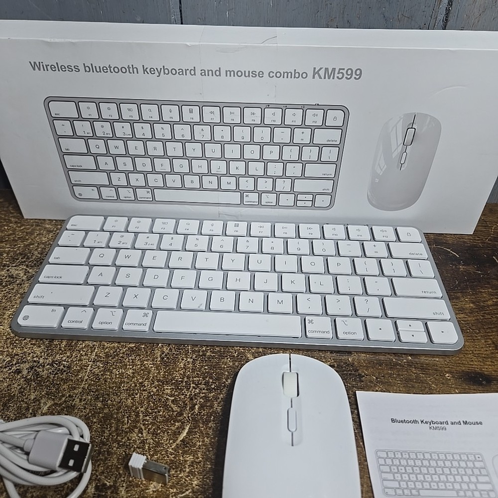 Bluetooth Keyboard and Mouse for Mac, Rechargeable, Mini Size, Ultra Slim,