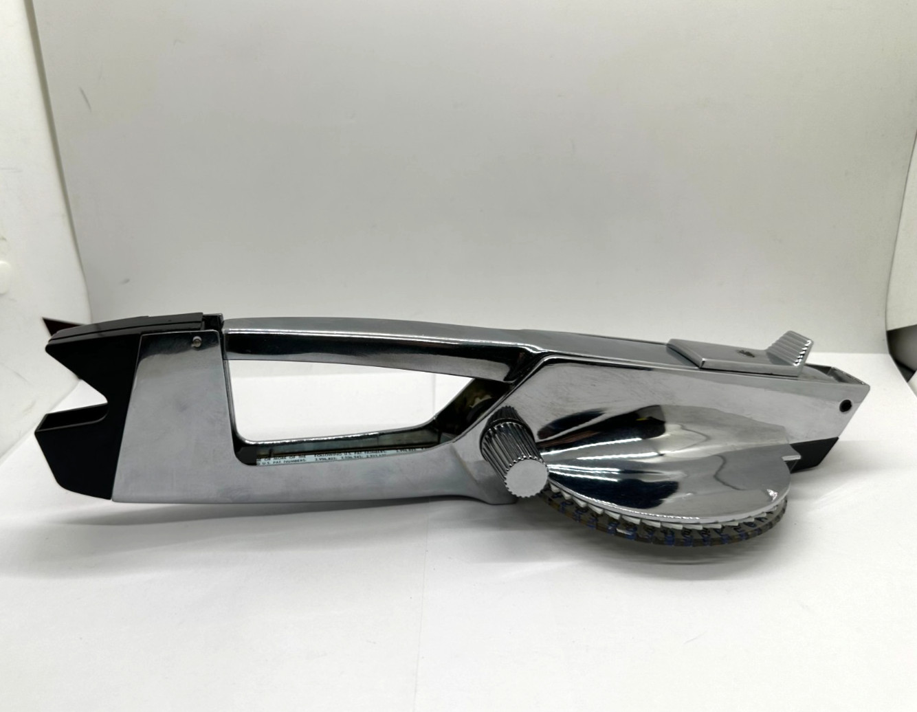 Vintage DYMO Metal Label Maker Made In USA. Tested Works (READ)