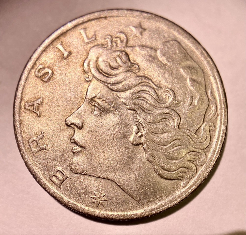 1970 BRAZIL 20 CENTAVOS ERROR COIN