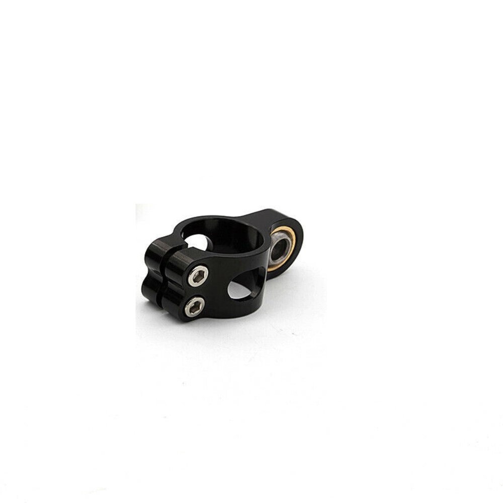 Black Bracket 25mm 1" Clamp Mounting Holder Fits For Steering Damper Stabilizer