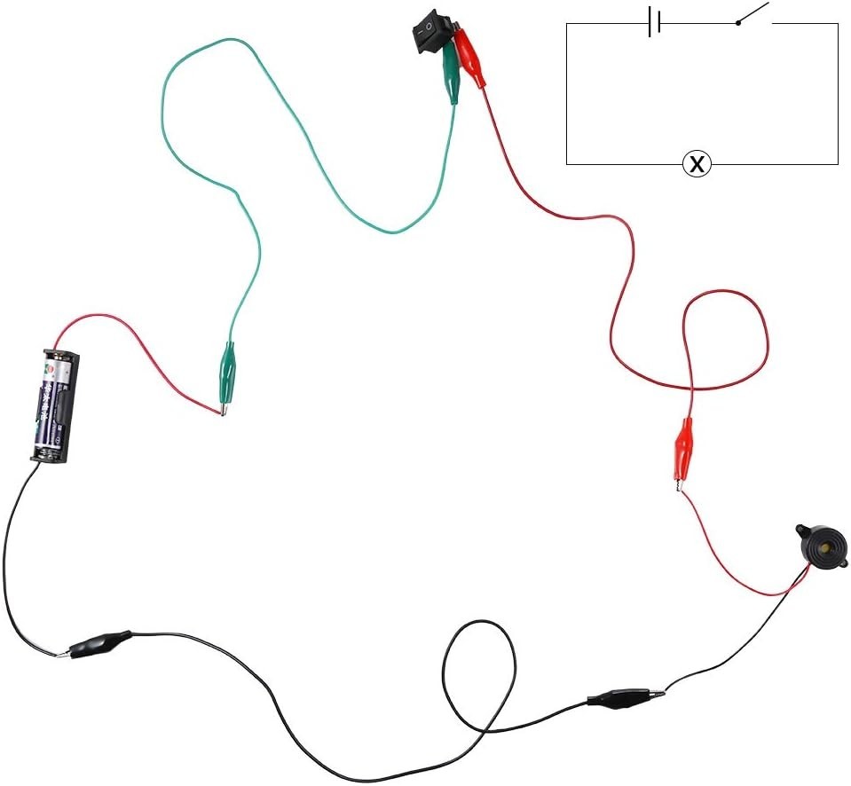 Electric Circuit Motor Kit, Science Experiment Educational Montessori Learning K