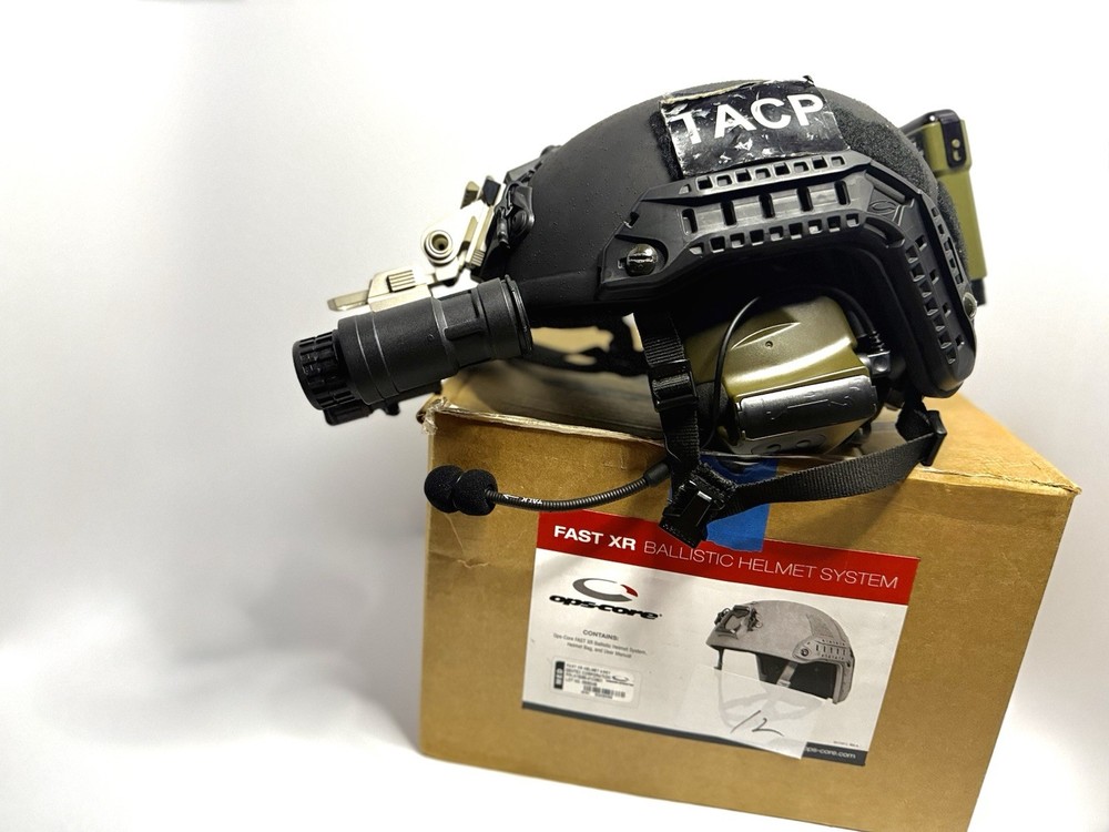 Ops-Core Fast XR High Cut Ballistic Helmet Medium Setup