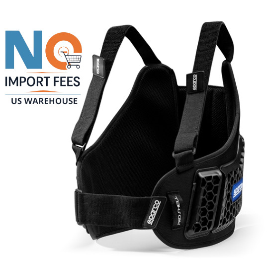 Sparco Pro Shell Kart Rib Protector Lightweight Adjustable Harness FS USA