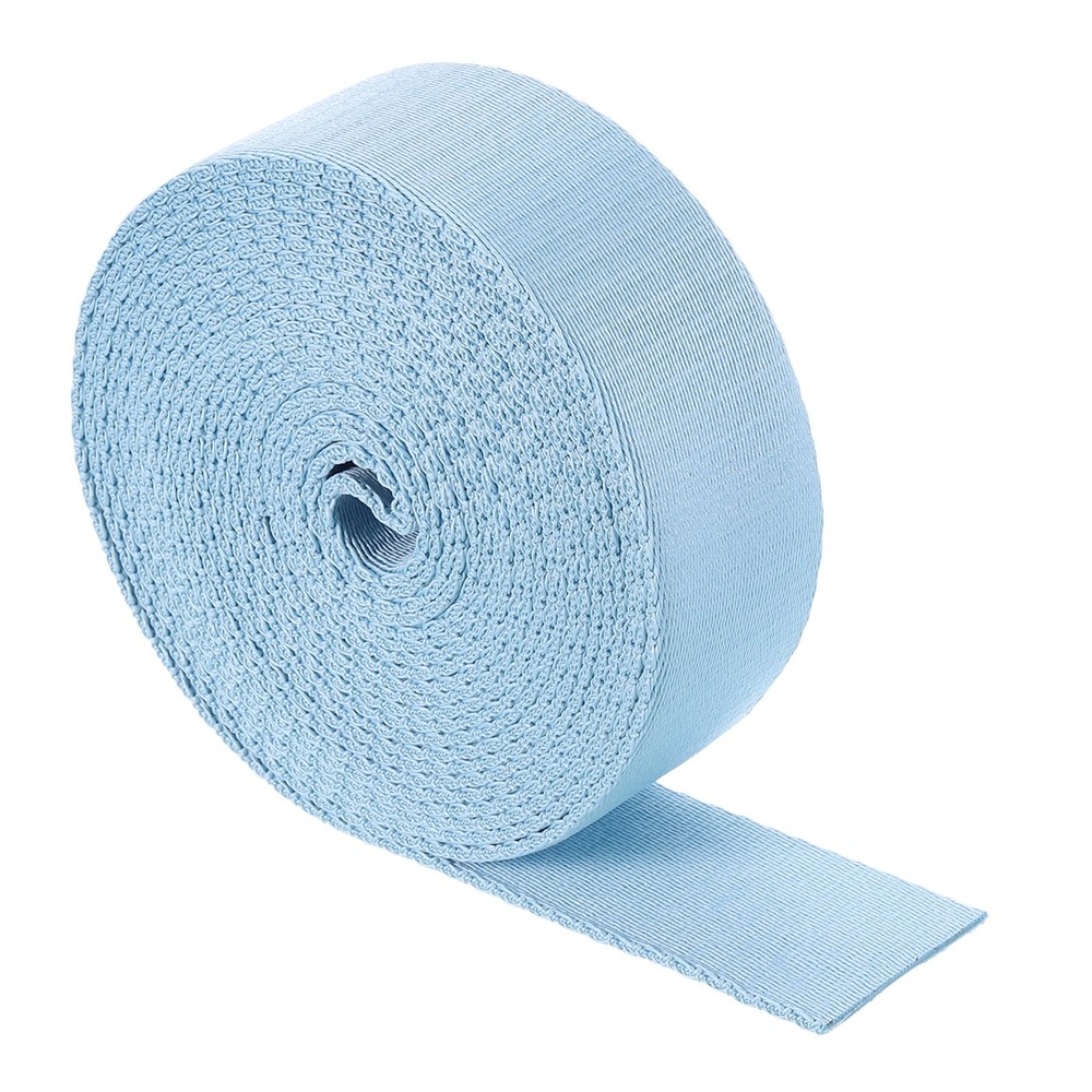 5 Yards Nylon Webbing Strap, 1 3/8-inch Bag Flat Webbing Straps, Light Blue