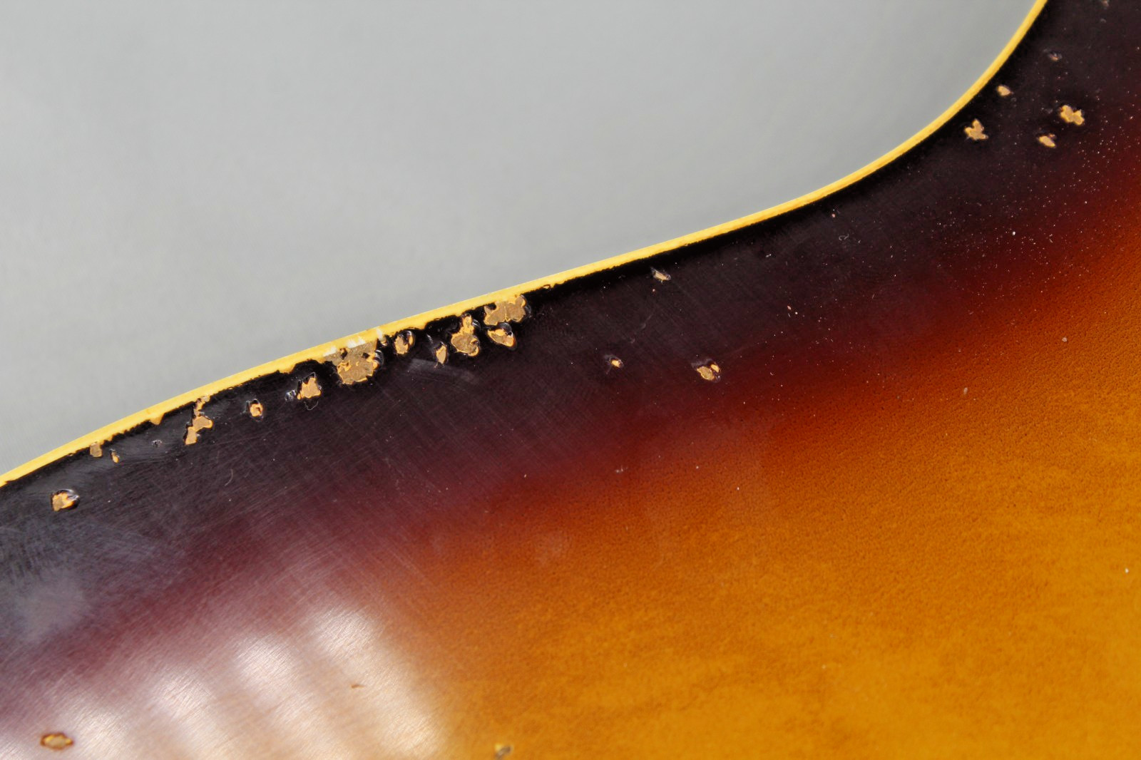 MJT Official Custom Vintage Aged Nitro Guitar Body Mark Jenny Double Bound Burst