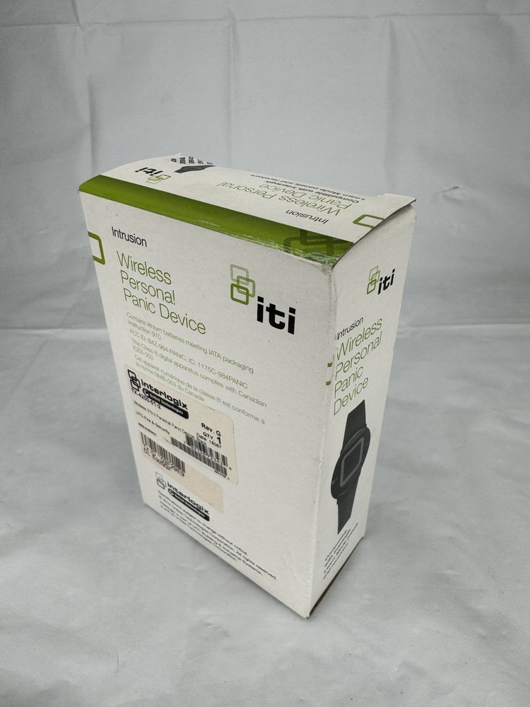 INTRUSION ITI wireless personal panic alarm device WHITE
