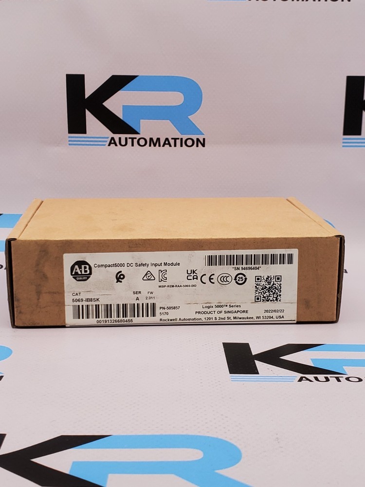 Allen-Bradley 5069-IB8S Compact5000 DC Safety Input Module
