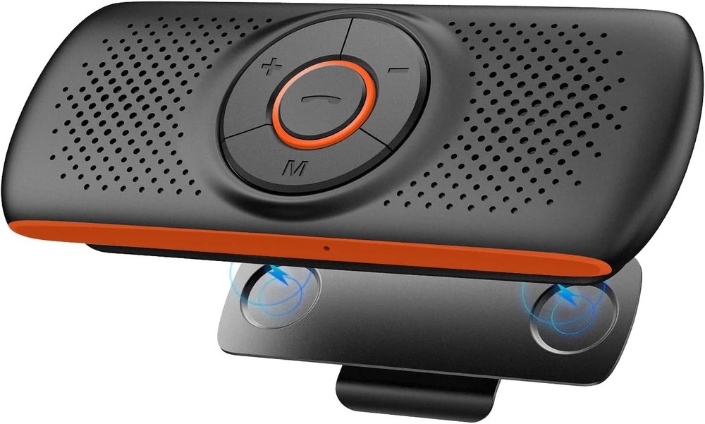 Car Bluetooth Speaker for Cellphone, Portable Bluetooth Handsfree Car Kit Wir...