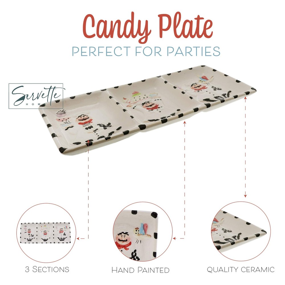 Triple Chef Candy Plate