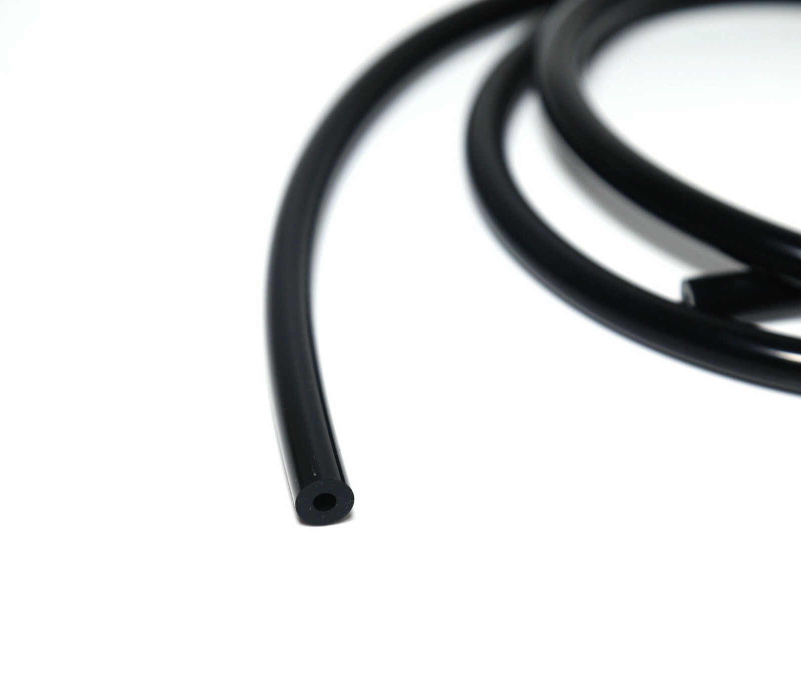 10ft Universal 4MM 5/32" Vacuum Air Silicone Hose Line Tube 3mm Thickness BLACK
