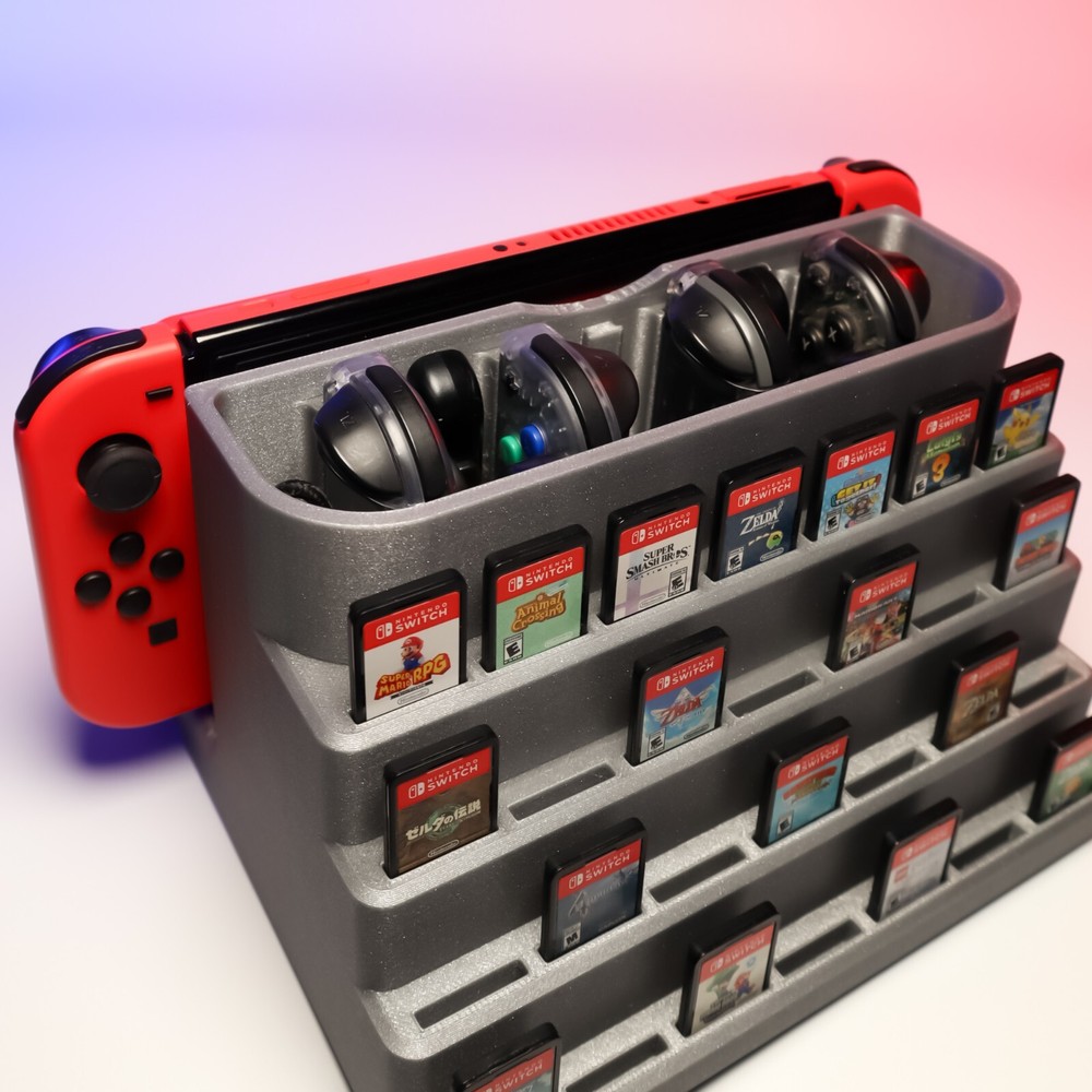 3DCL1CRAFT Nintendo Switch Dock XL Organizer