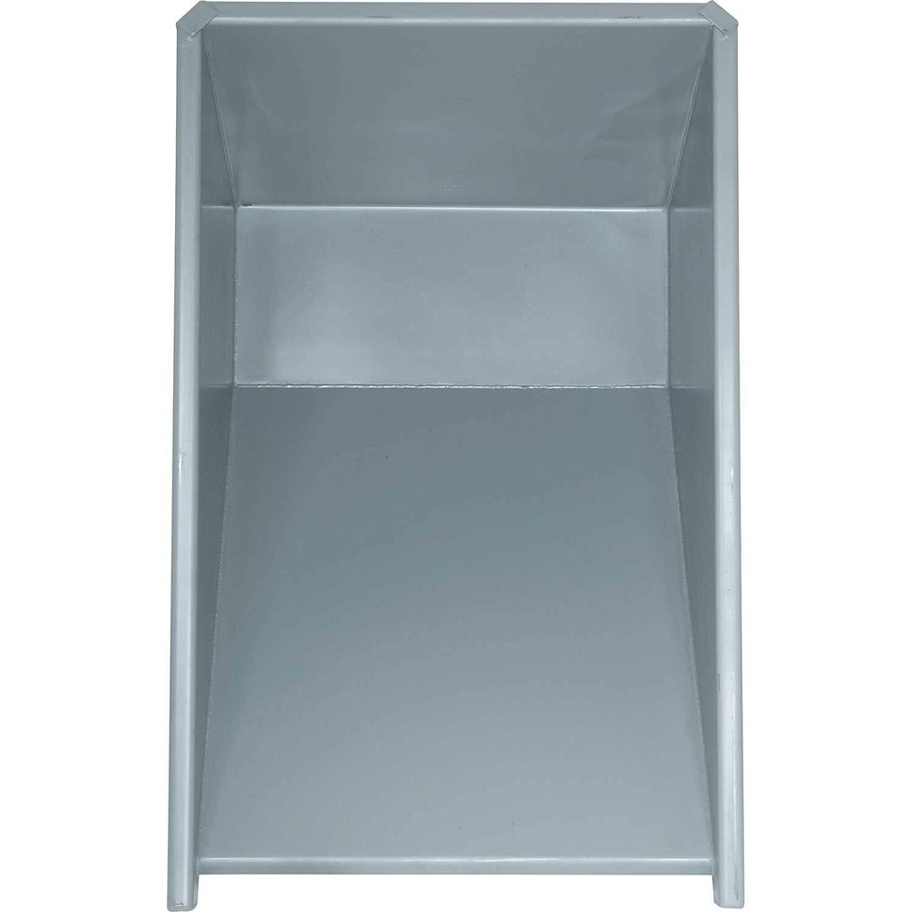 2 Cu Yd Gray Medium Duty Self Dumping Forklift Hopper