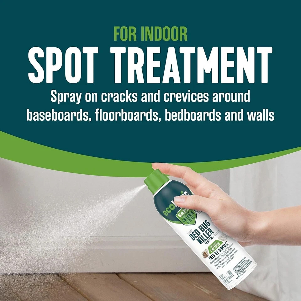 Ecologic Bed Bug Killer, Kills Bed Bugs & Bed Bug Eggs, Use on Mattresses, Bed F
