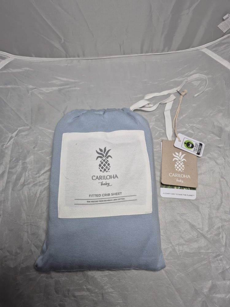 💥 Cariloha Bamboo Crib  Fitted Sheets - Moon Mist B5