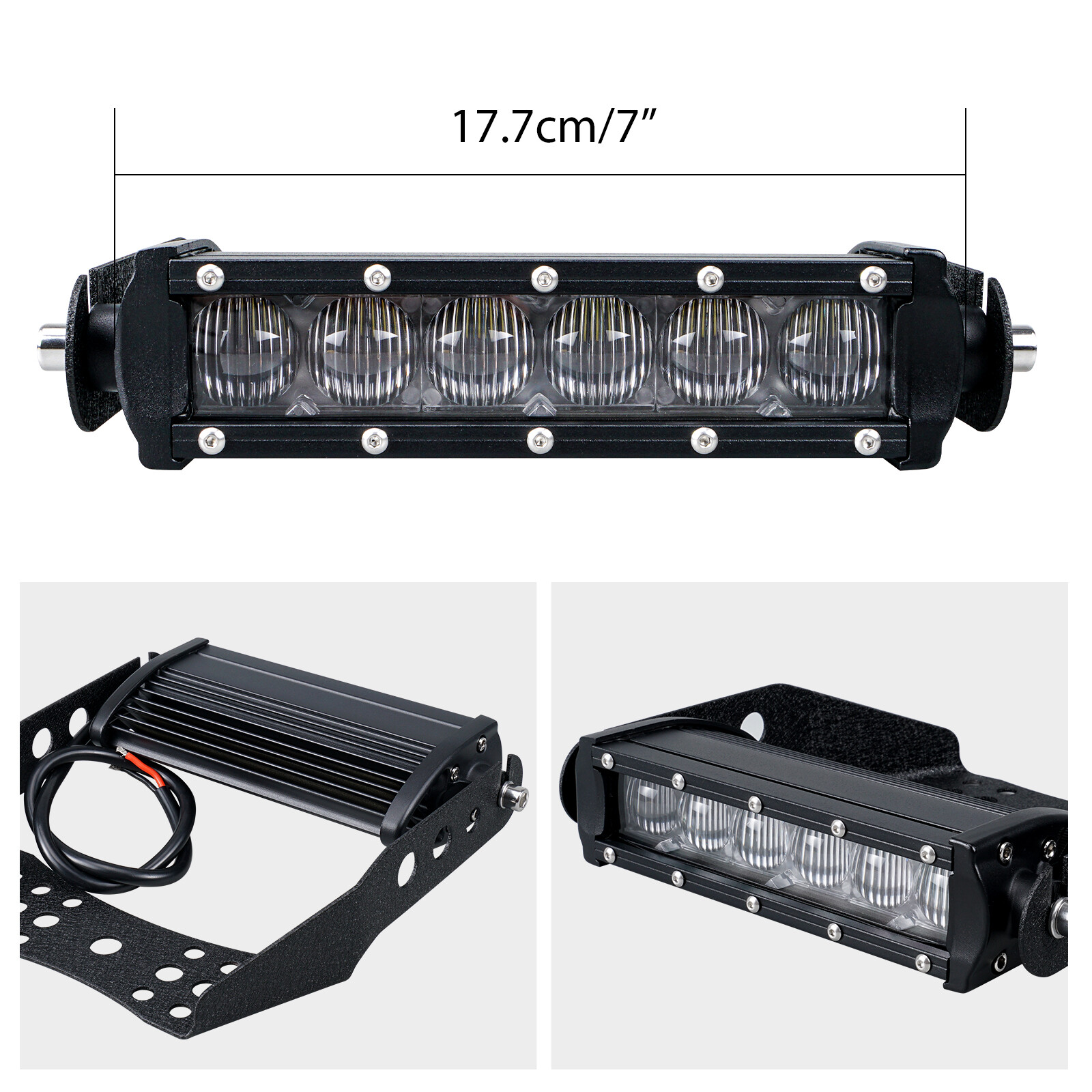 Front LED Headlight Light Bar 60W For Honda TRX 450R 250X 300EX 400EX TRX 700XX