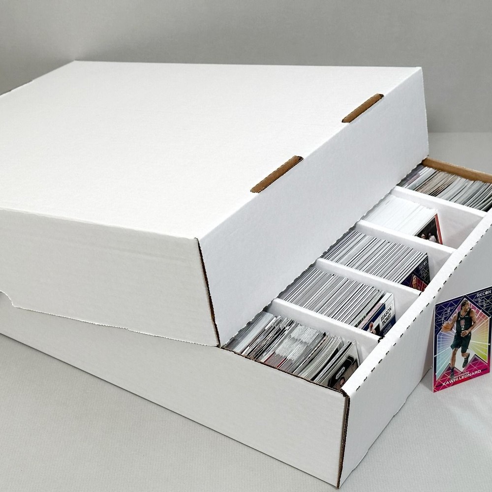 10 BCW 5000 Count Card Storage Boxes with Full Lid