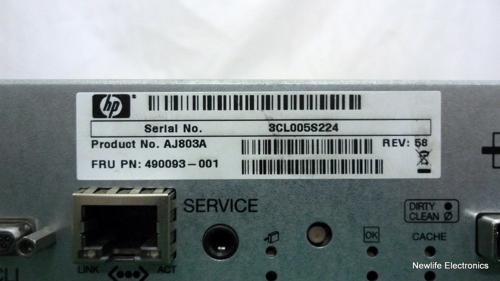 HP AJ802A MSA2324I Dual Controller Modular Smart Array