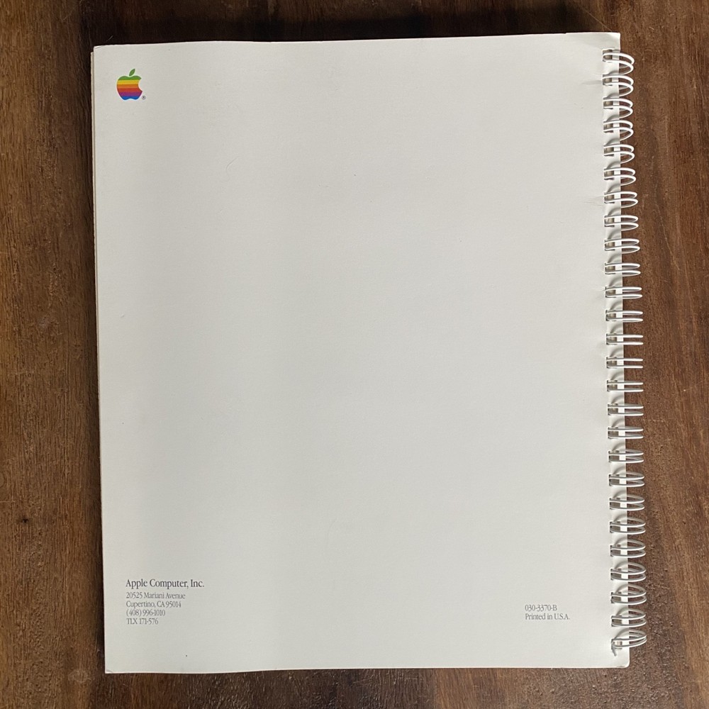 Apple Macintosh SE Owner's Guide Manual w/ Software Floppy Disk Set Vintage