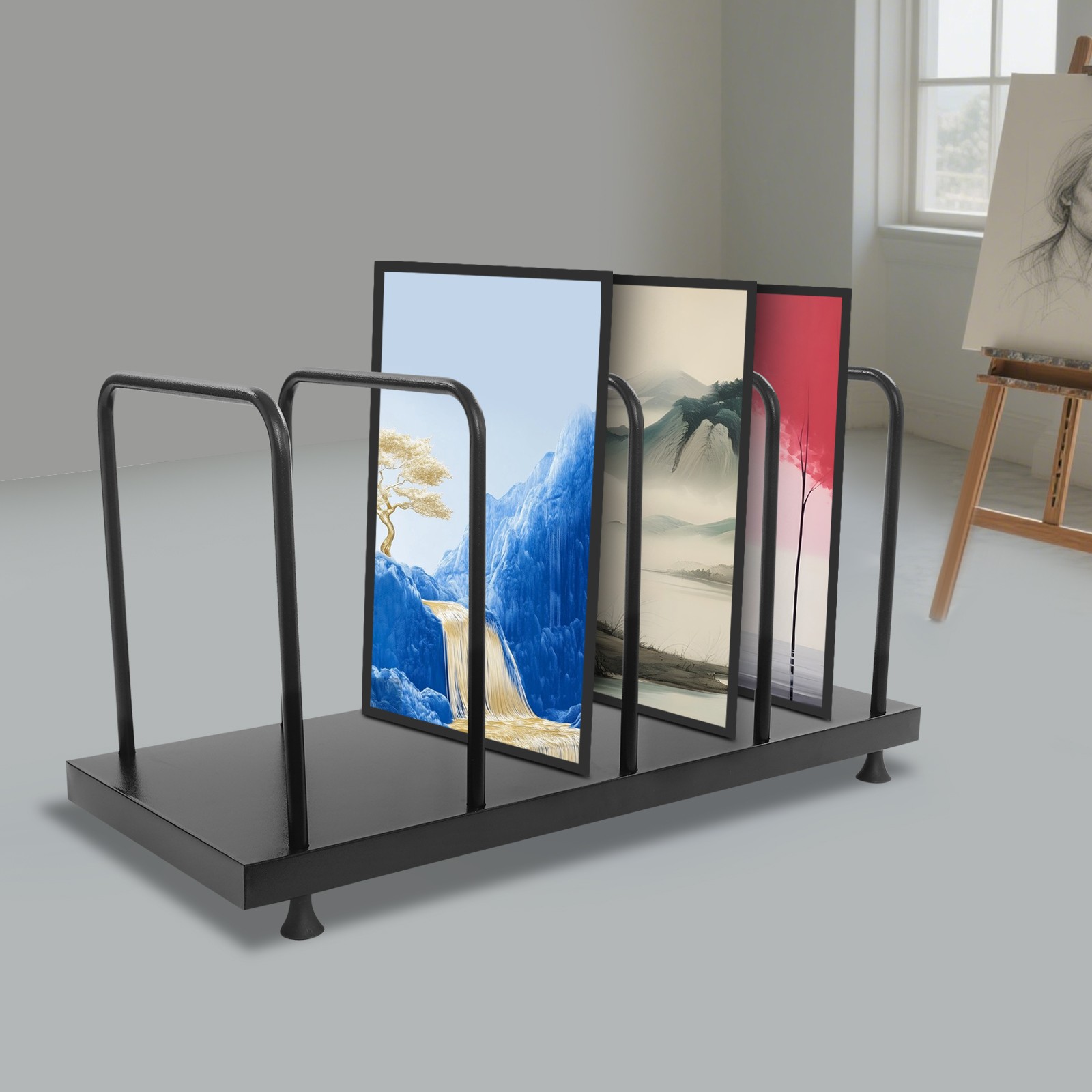 Heavy Duty Cardboard Box Stand Carton Storage Rack Cardboard Box Storage Rack