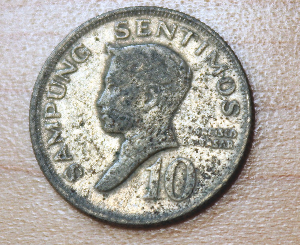 1969 Philippines 10 Sentimos San Francisco Mint