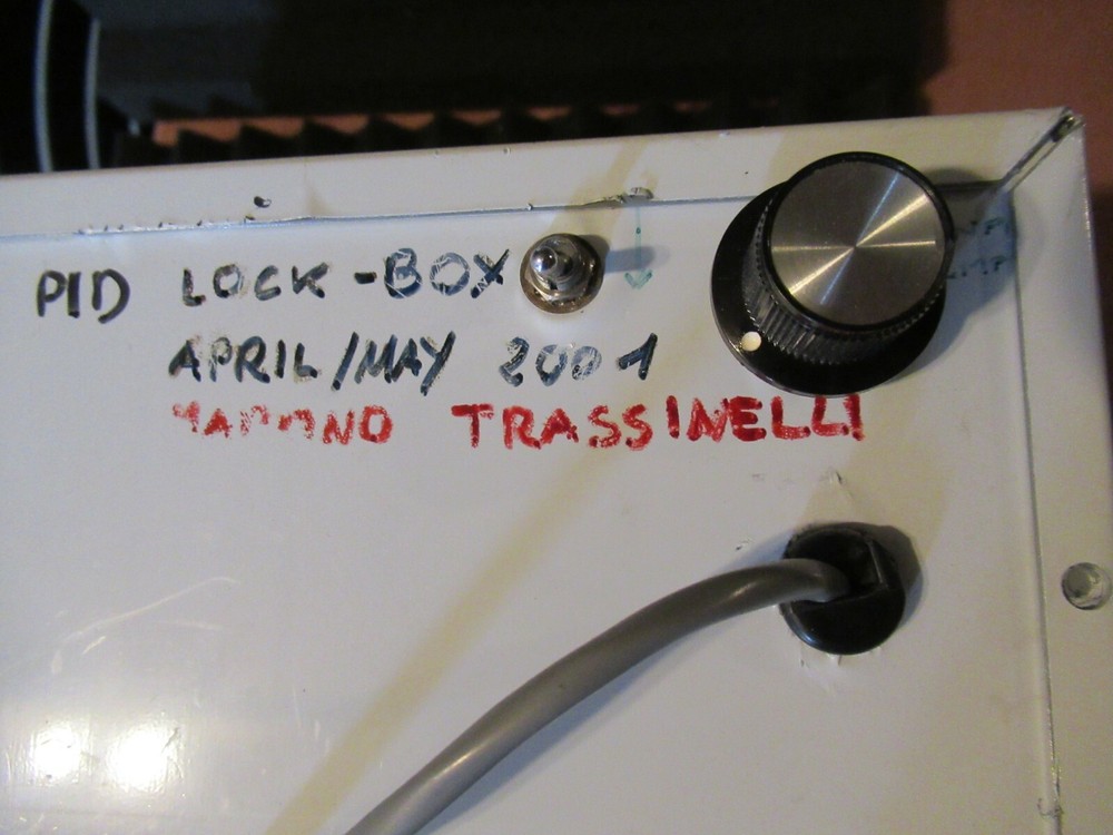 Diode Laser Lock Box, used vintage