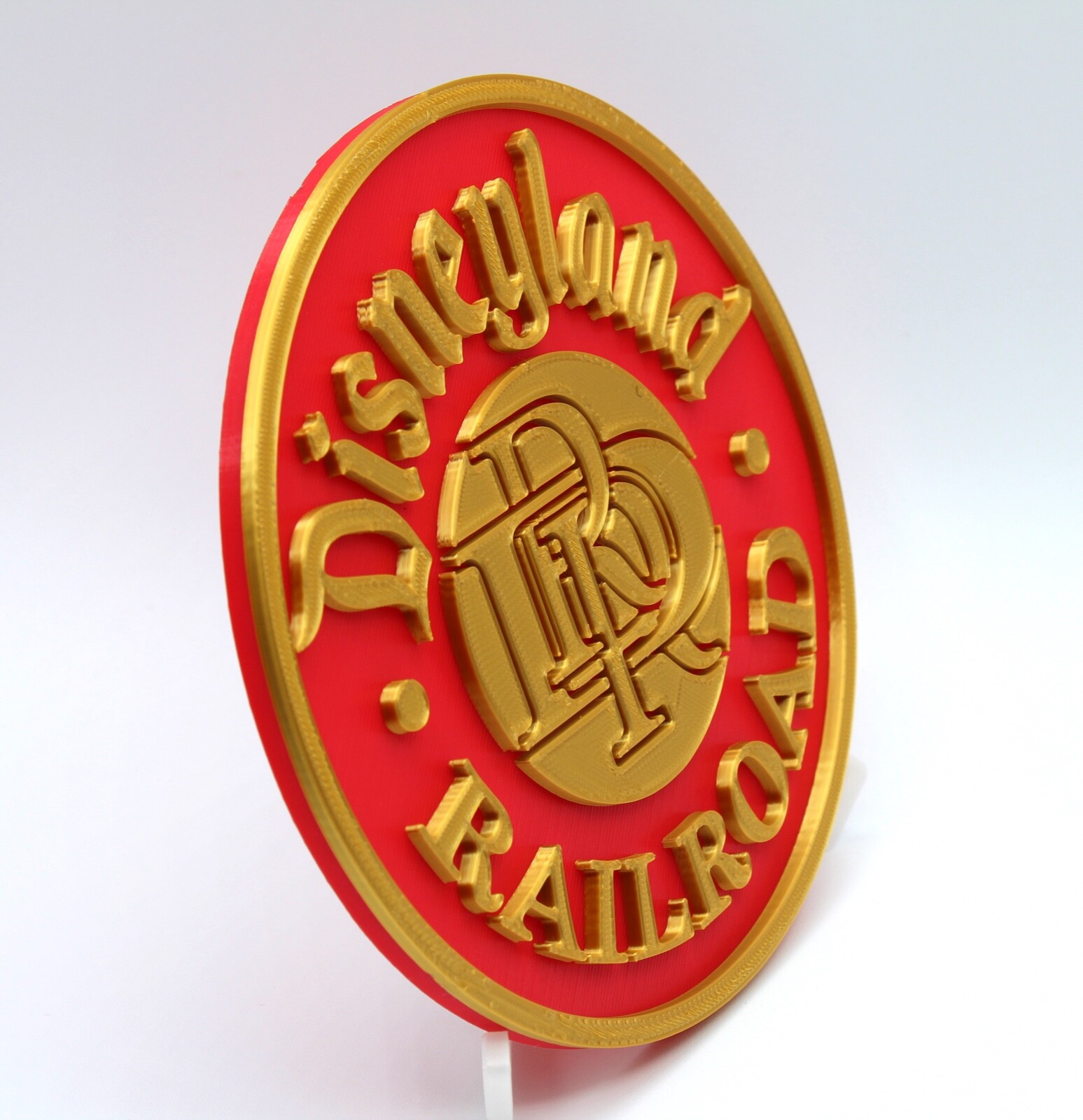 Disneyland Railroad 3D Printed Plaque Sign Prop Reproduction Train DRR DLRR