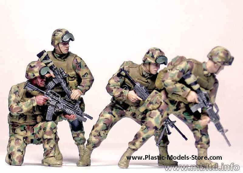 Master Box 3575 Events. Kit #1 US Marines model scale 1/35