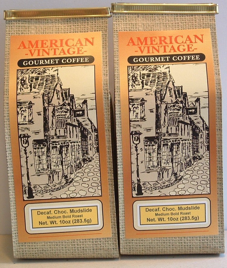 Decaffeinated Chocolate Mudslide 2/10oz ground Medium Bold Roast