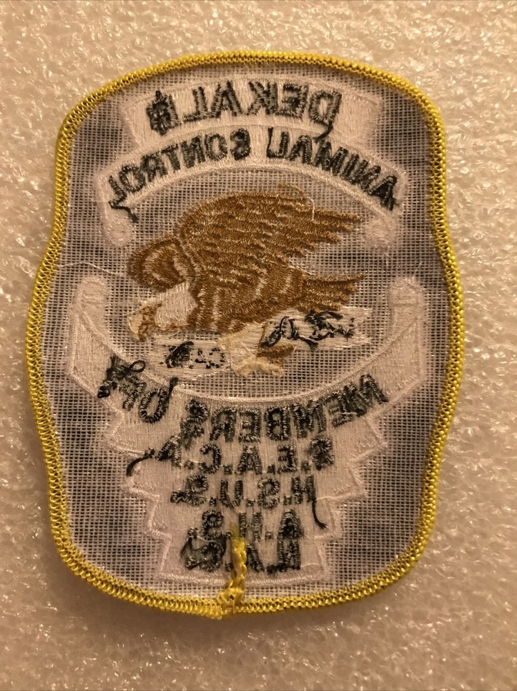 Dekalb Animal Control Embroidered Patch