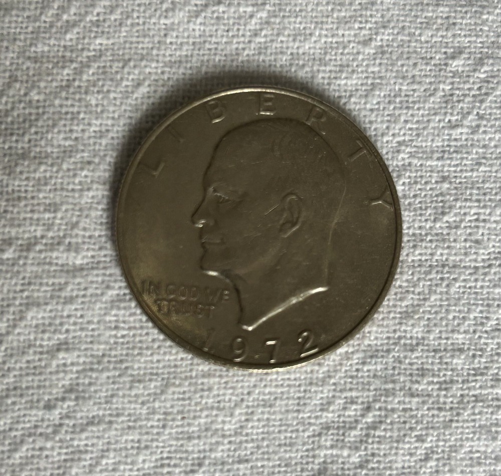 Eisenhower Silver Dollar 1972 Coin