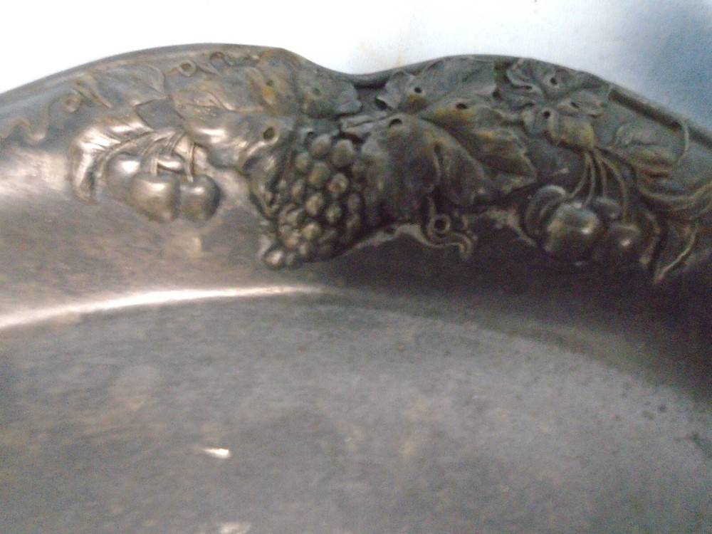 Superior Silver Co Tray Quadruple Plate 2036 12.5 " x 6.5’’ Serving Dish