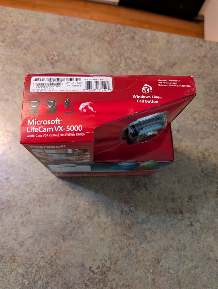 Microsoft LifeCam VX-5000 Web Cam NEW IN BOX