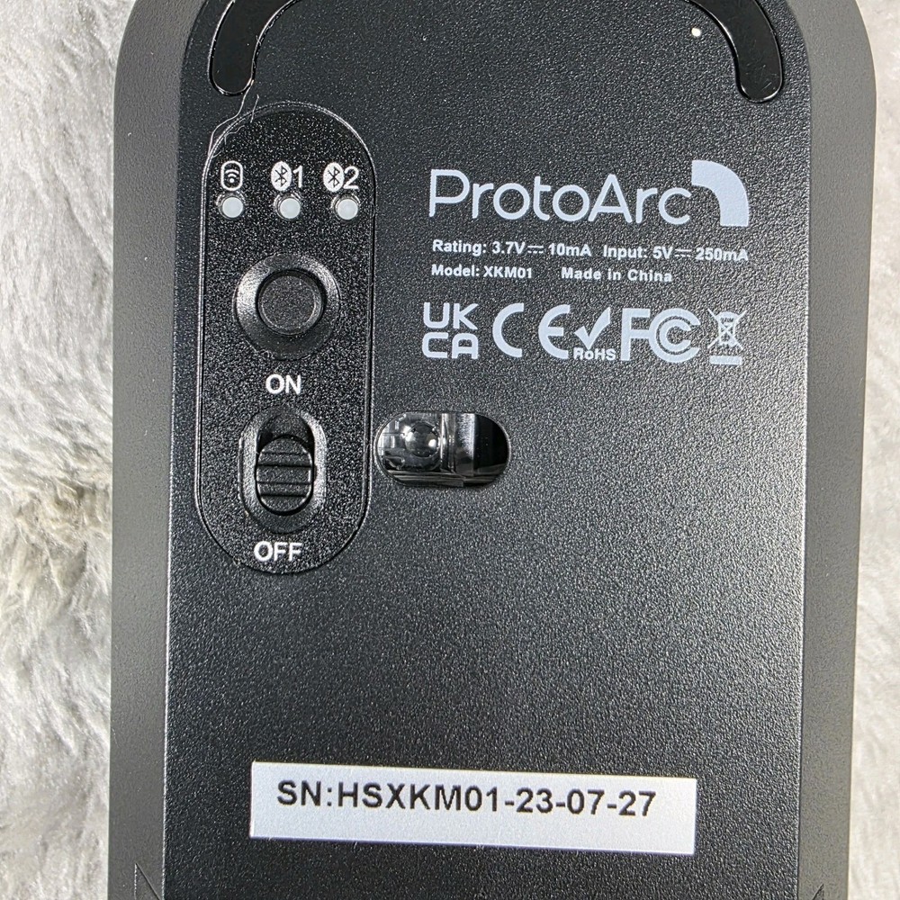 ProtoArc Foldable Keyboard and Mouse, XKM01 True Full-Size Folding Keyboard